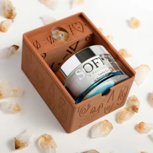 Sofiel Camu Camu Skin Restorative Treatment Cradled in a Sacred Citrine Altar